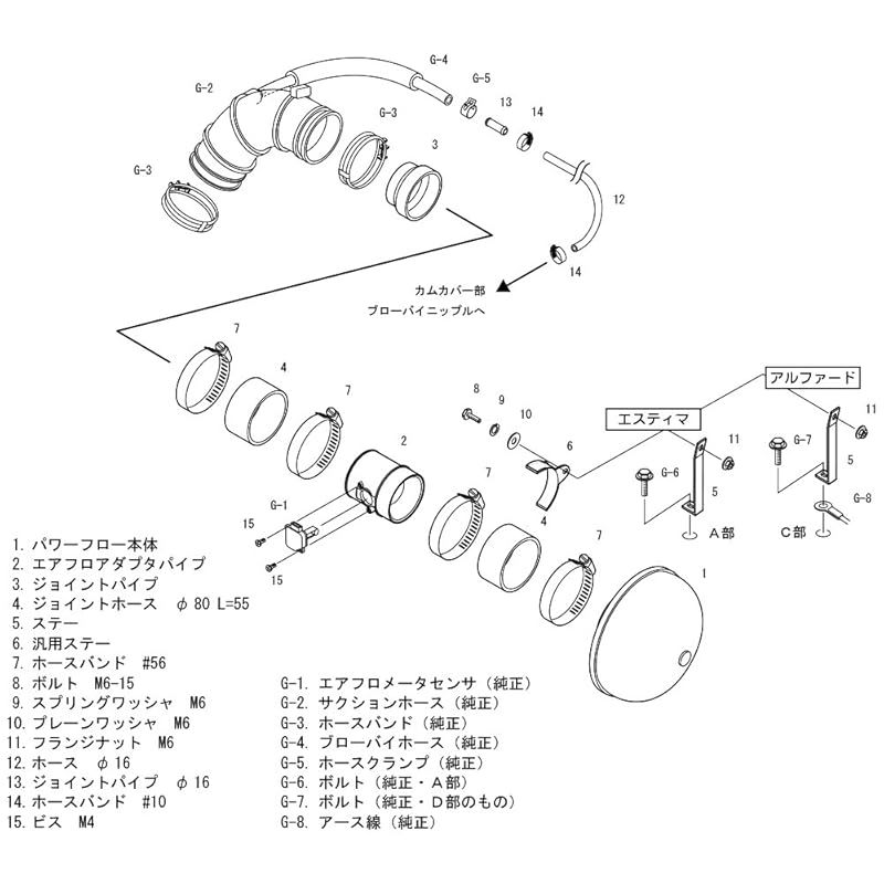 吸気系パーツ