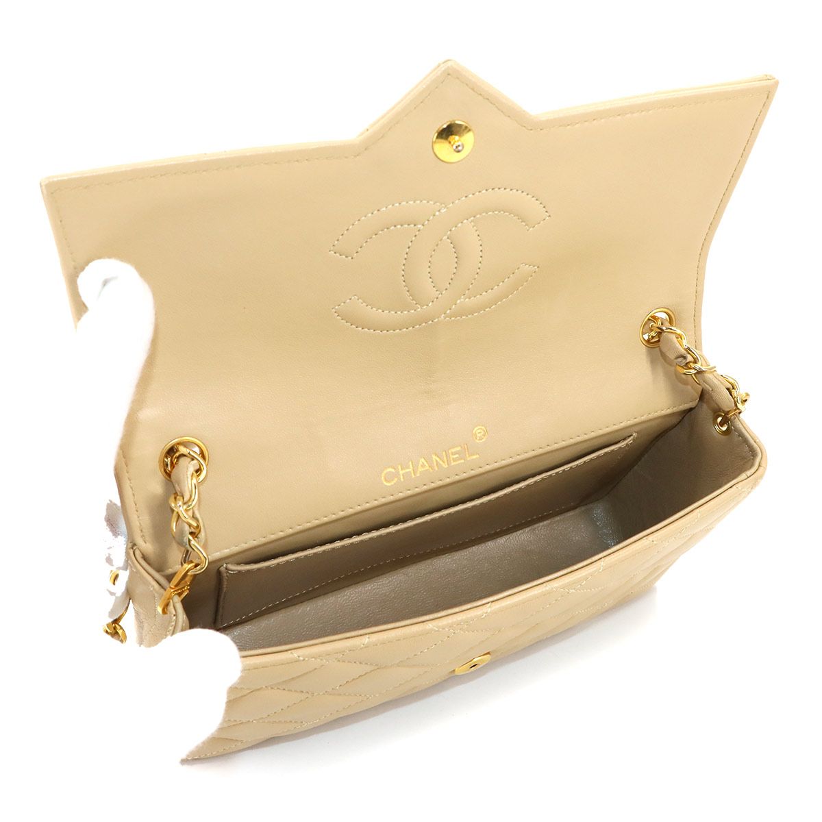美品 シャネル CHANEL マトラッセ デカココ チェーン ショルダー