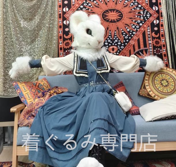 着ぐるみ ヘッド うさぎ マスク 全頭ヘッド ケモノ ファースーツ ぬいぐるみ コスプレ コスチューム kigurumi 一点物 USTAUSTRALIA_COM_AU