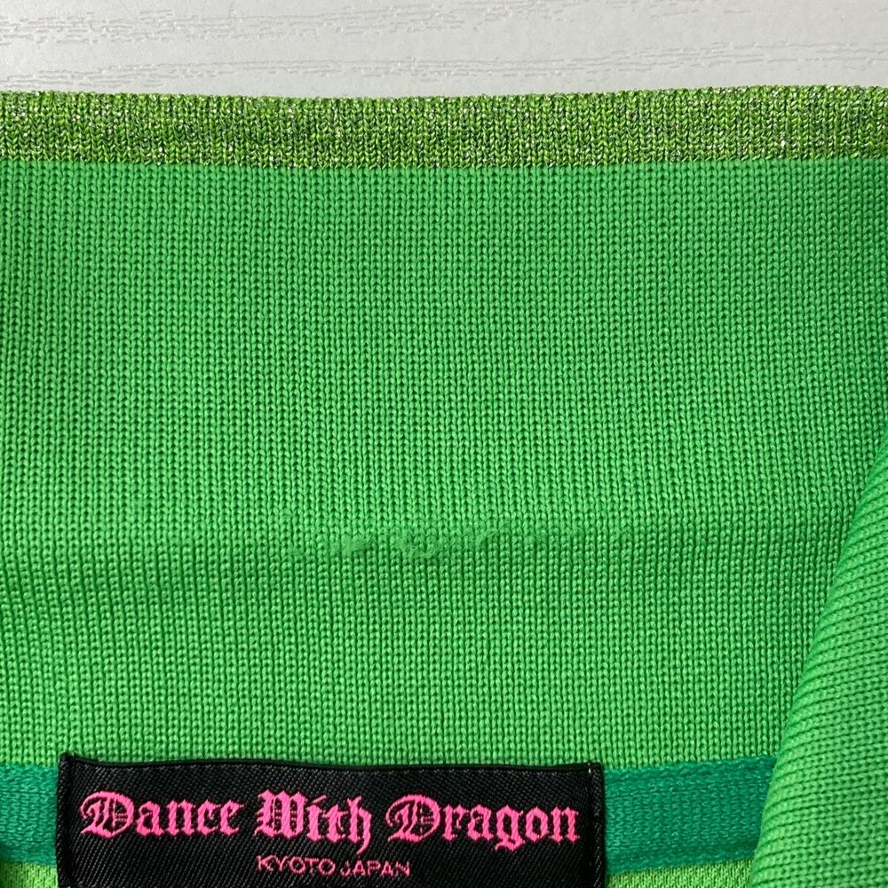 サイズ：3 DANCE WITH DRAGON ダンスウィズドラゴン ハーフジップ 半袖