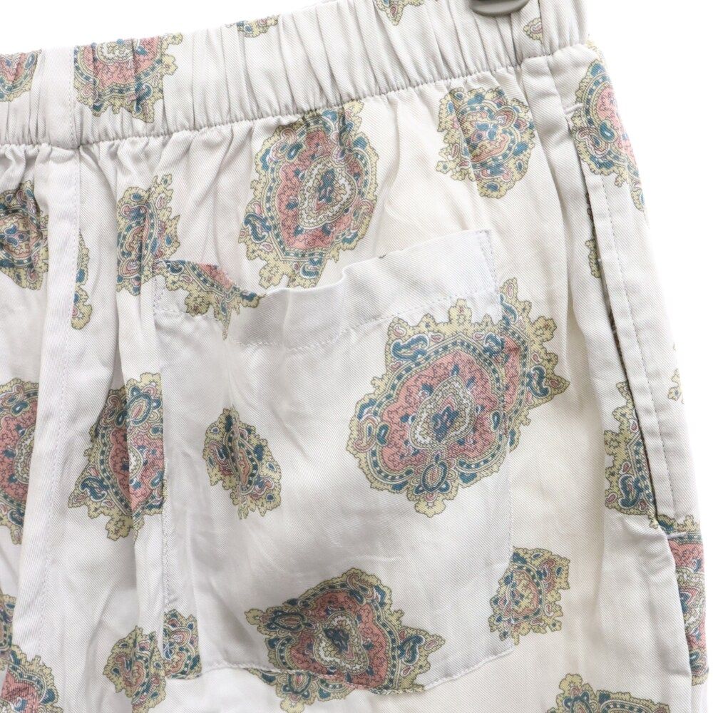 UNUSED 23SS Emblem pattern easy slacks - メルカリ｜ワイドパンツ  