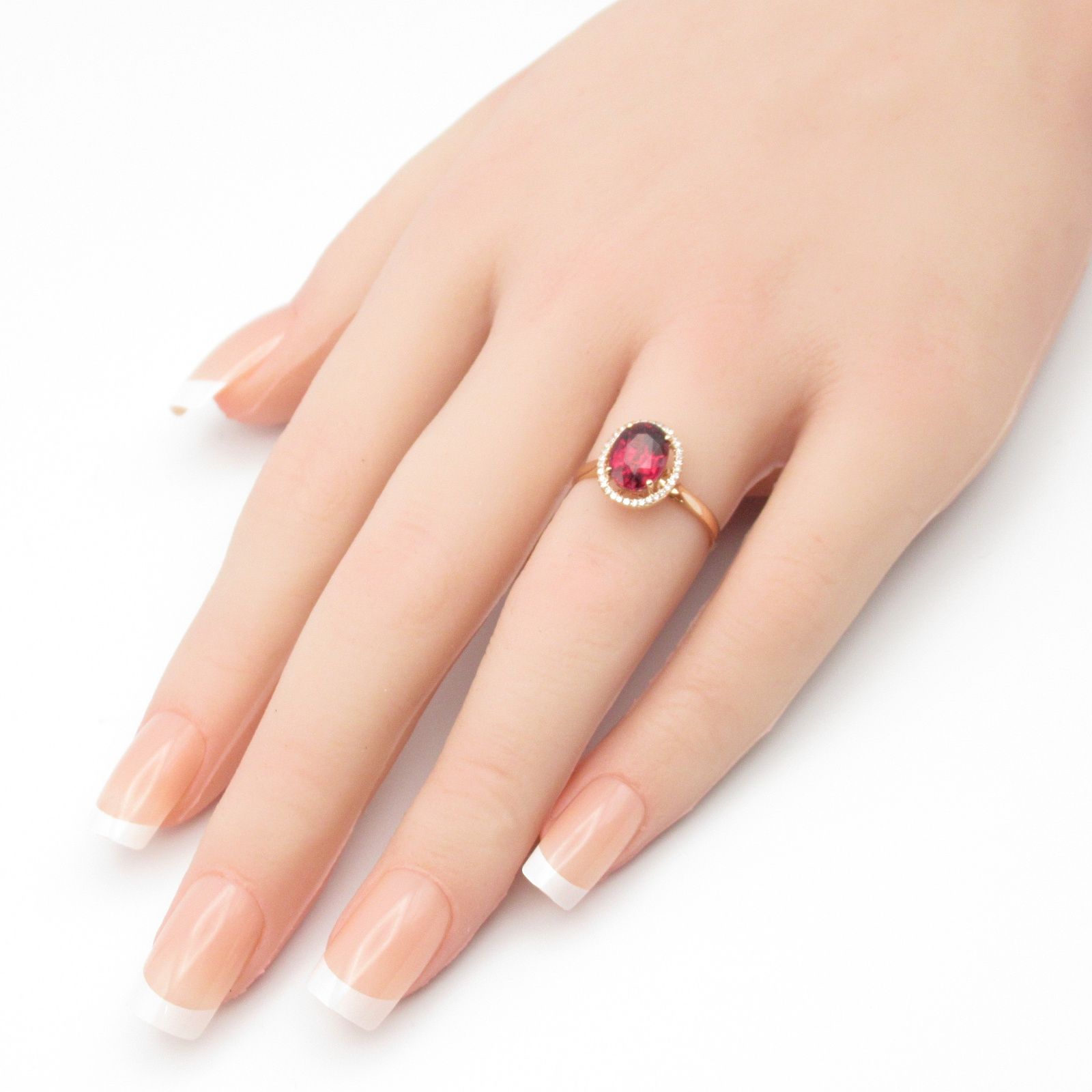 ジュエリー JEWELRY リング・指輪 ガーネット ダイヤ リング ｶﾞｰﾈｯﾄ  