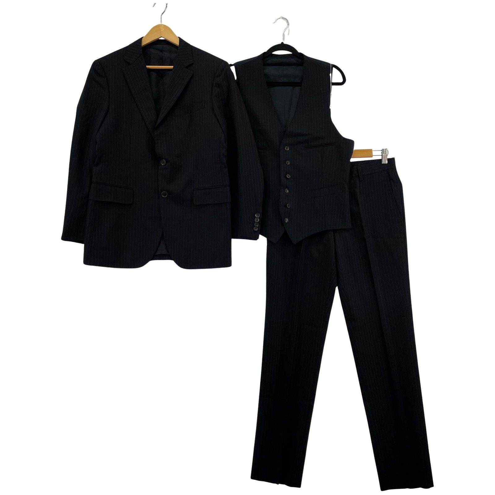 96629 バーバリーズ スーツ3点セット 紺 M 96629 バーバリーズ スーツ