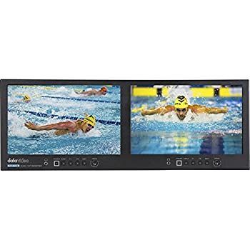 Datavideo TLM-102 デュアル 10インチ IPS 4RU ラックマウント LEDモニター 1280x800