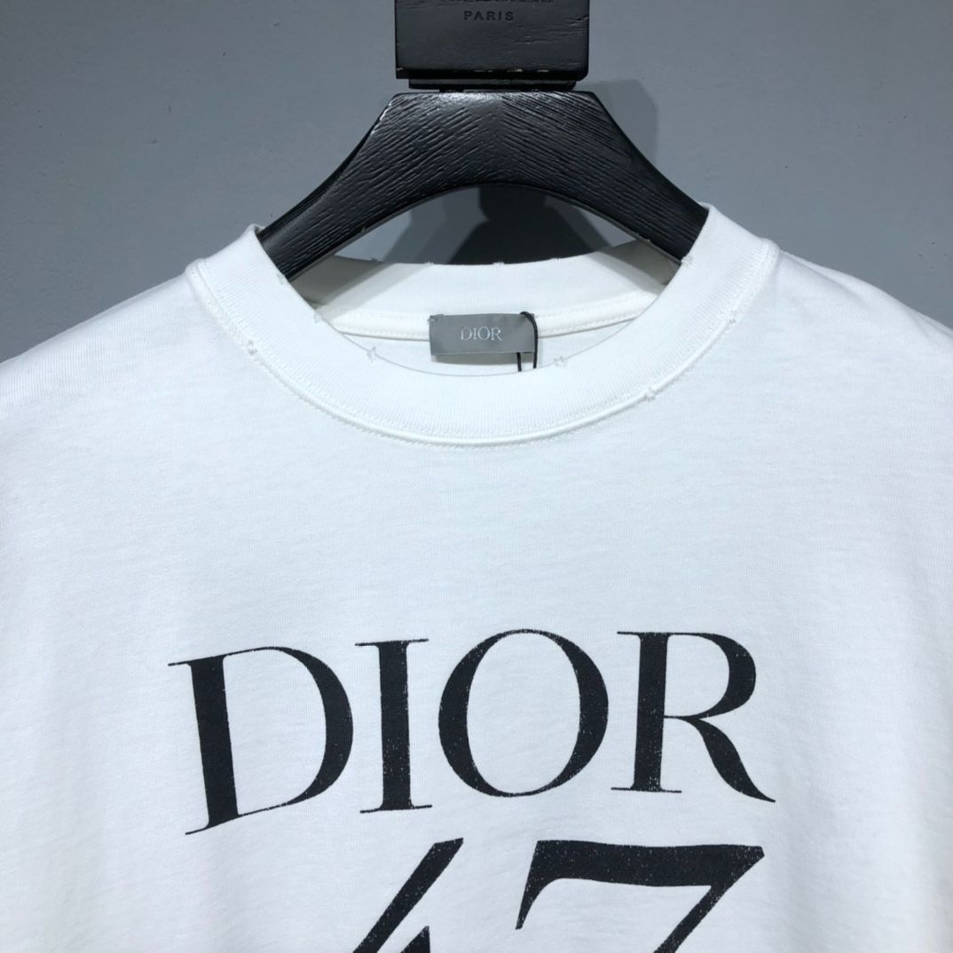 新品 クリスチャンディオール Dior 47 ロゴ プリント 半袖Tシャツ M ...
