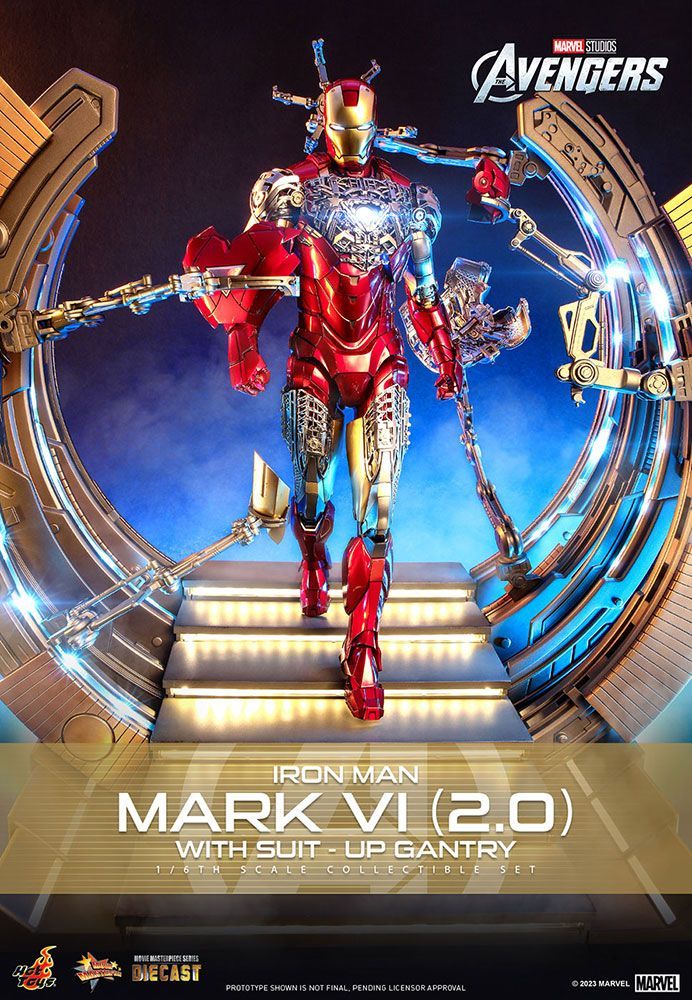 【ムービー・マスターピース】 アベンジャーズ アイアンマン・マーク６（２.０版） ムービー・マスターピース DIECAST】『アベンジャーズ』1／6
