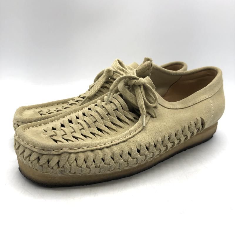 Supreme x Clarks Originals Woven Wallabee 27cm ベージュ ワラビー シュプリーム×クラークス 17