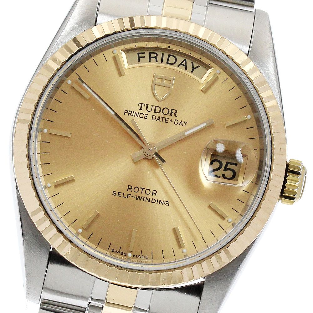 チュードル TUDOR 76213 新品)TUDOR チューダー プリンス デイトデイ 76213 シルバー
