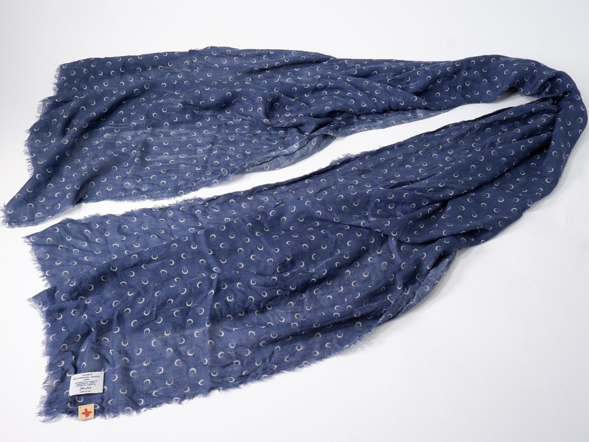 VISVIMビズビム Faliero Sarti INDIGO PIZI STOLE インディゴ染めストール - MZCA77907