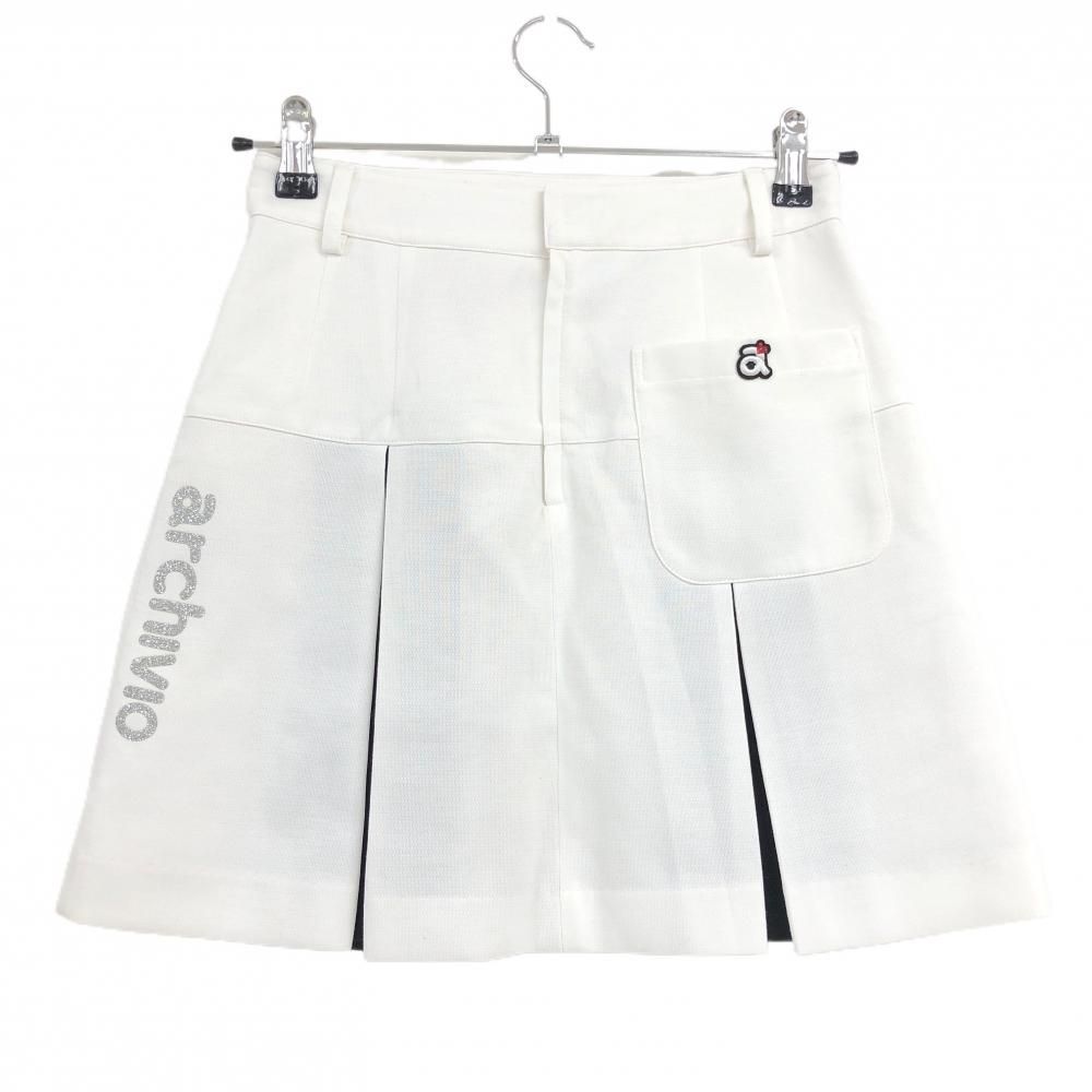 美品アルチビオスカートブラックホワイトS