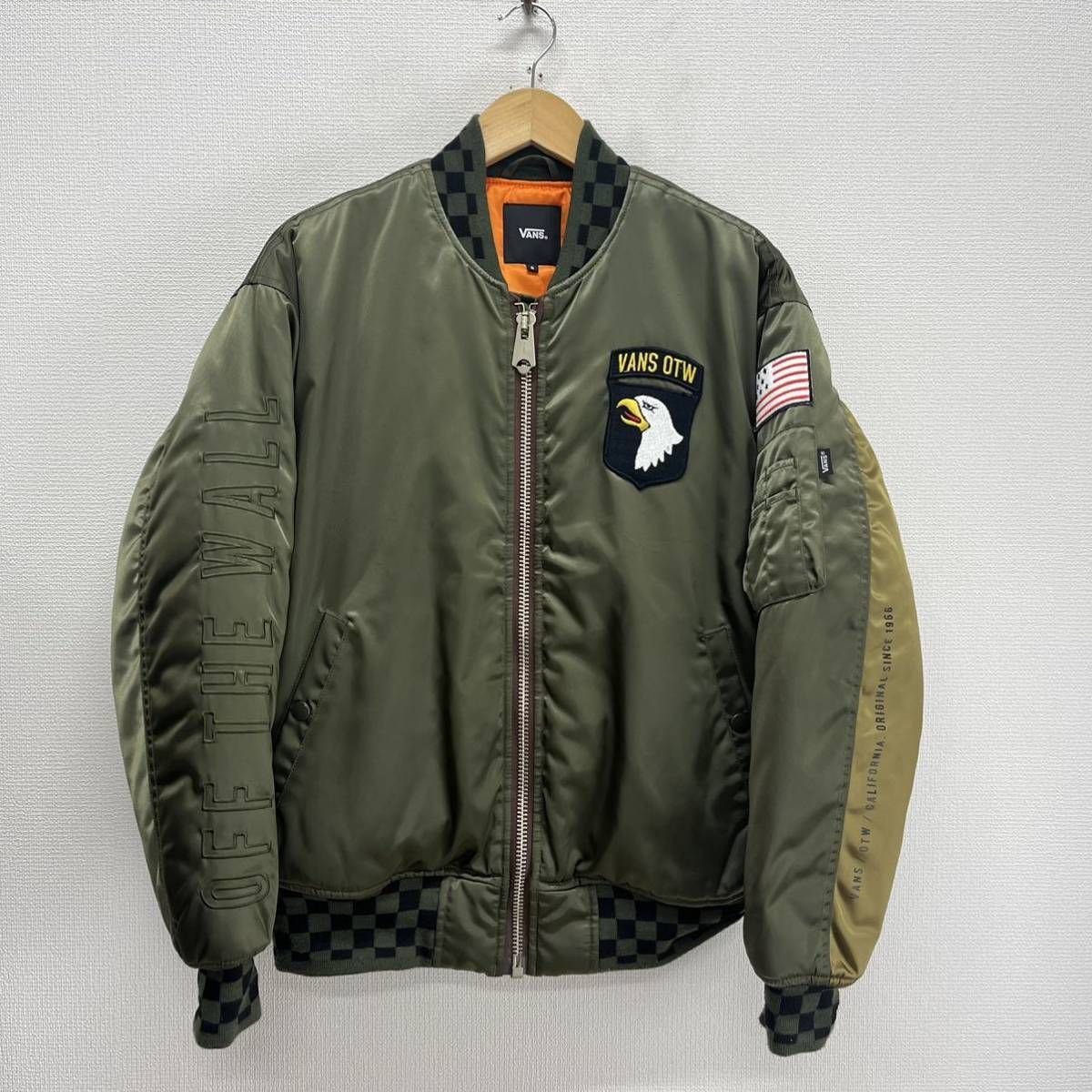 VANS バンズ VA17FW-MJ10 Checker Rib Bomber Jacket ボンバー