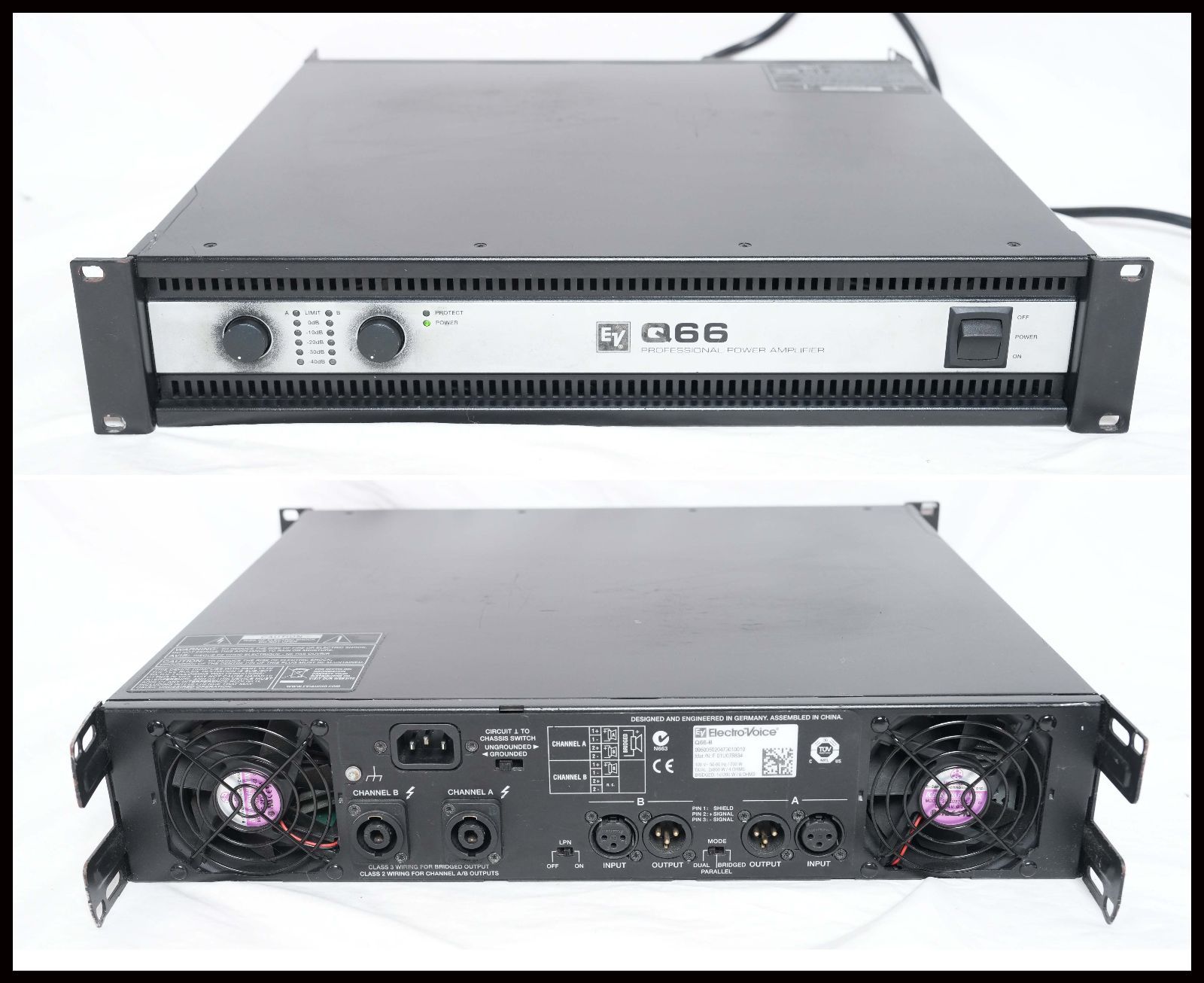 Electro-Voice Q66 II パワーアンプ PA用パワーアンプ E|V