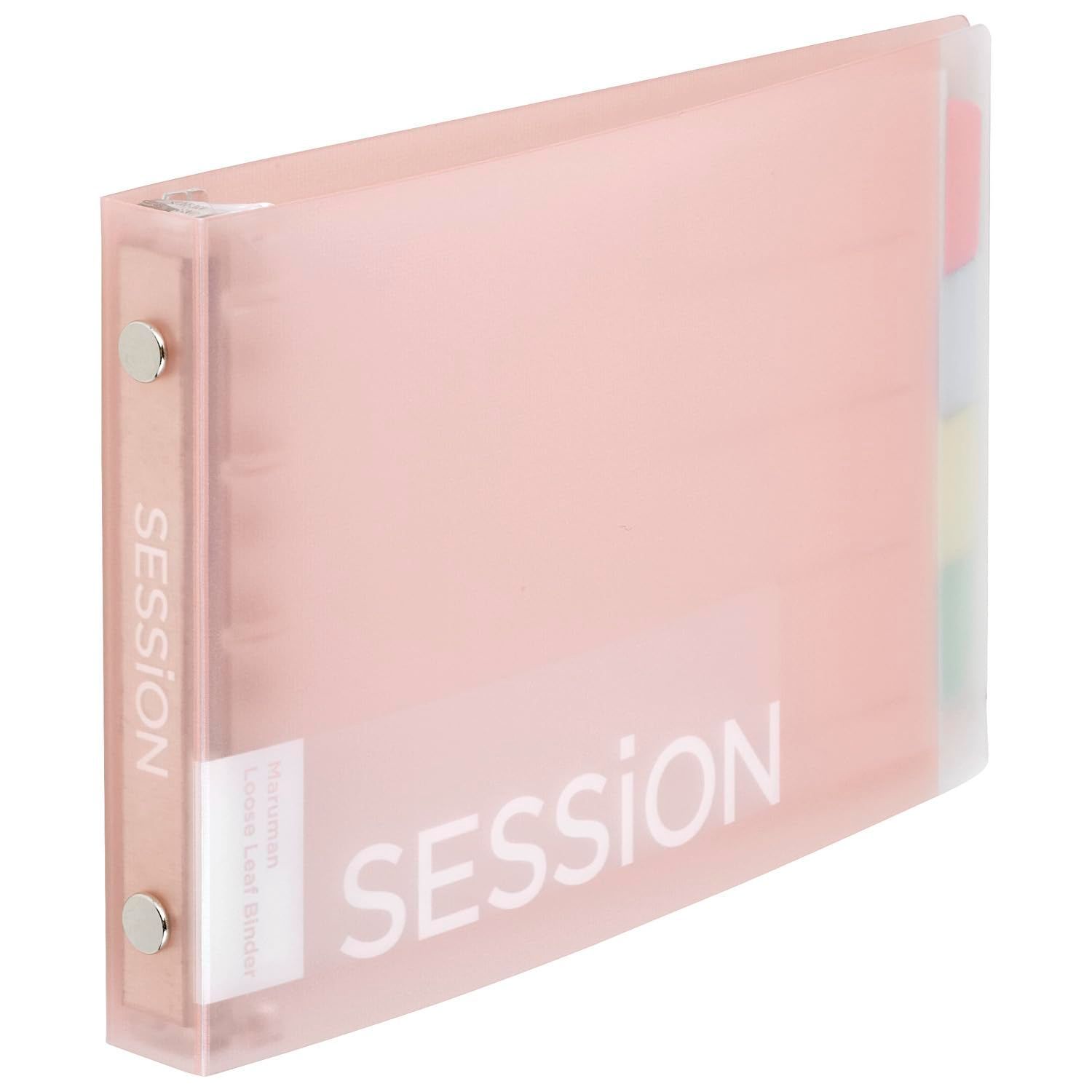 ライトピンク さくら 5穴 ミニサイズ セッション FM 310 A-38 バインダー ルーズリーフ マルマン