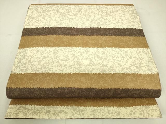 平和屋着物○両面 全通柄袋帯 イカ タコ 蟹 海老 貝 正絹 逸品