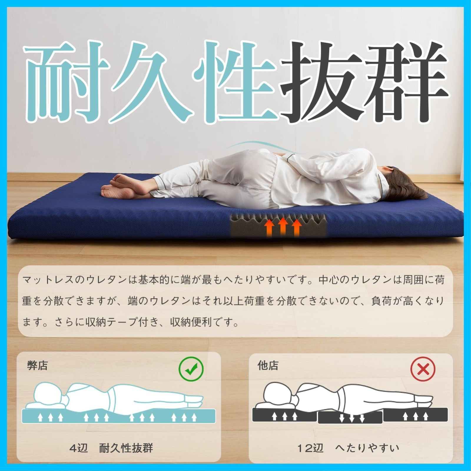 高反発マットレス