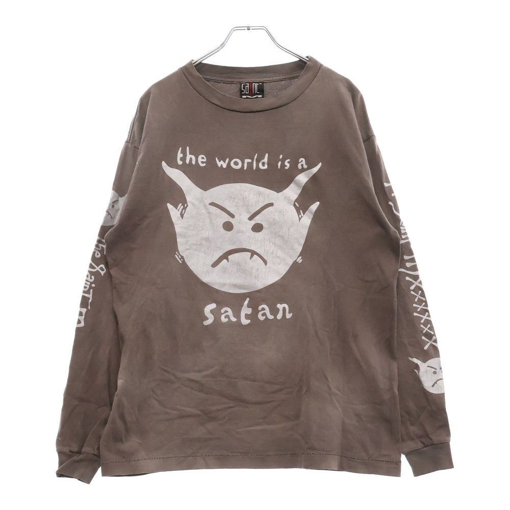 SAINT MICHAEL (セントマイケル) LS TEE SATAN ヴィンテージ加工ロング 