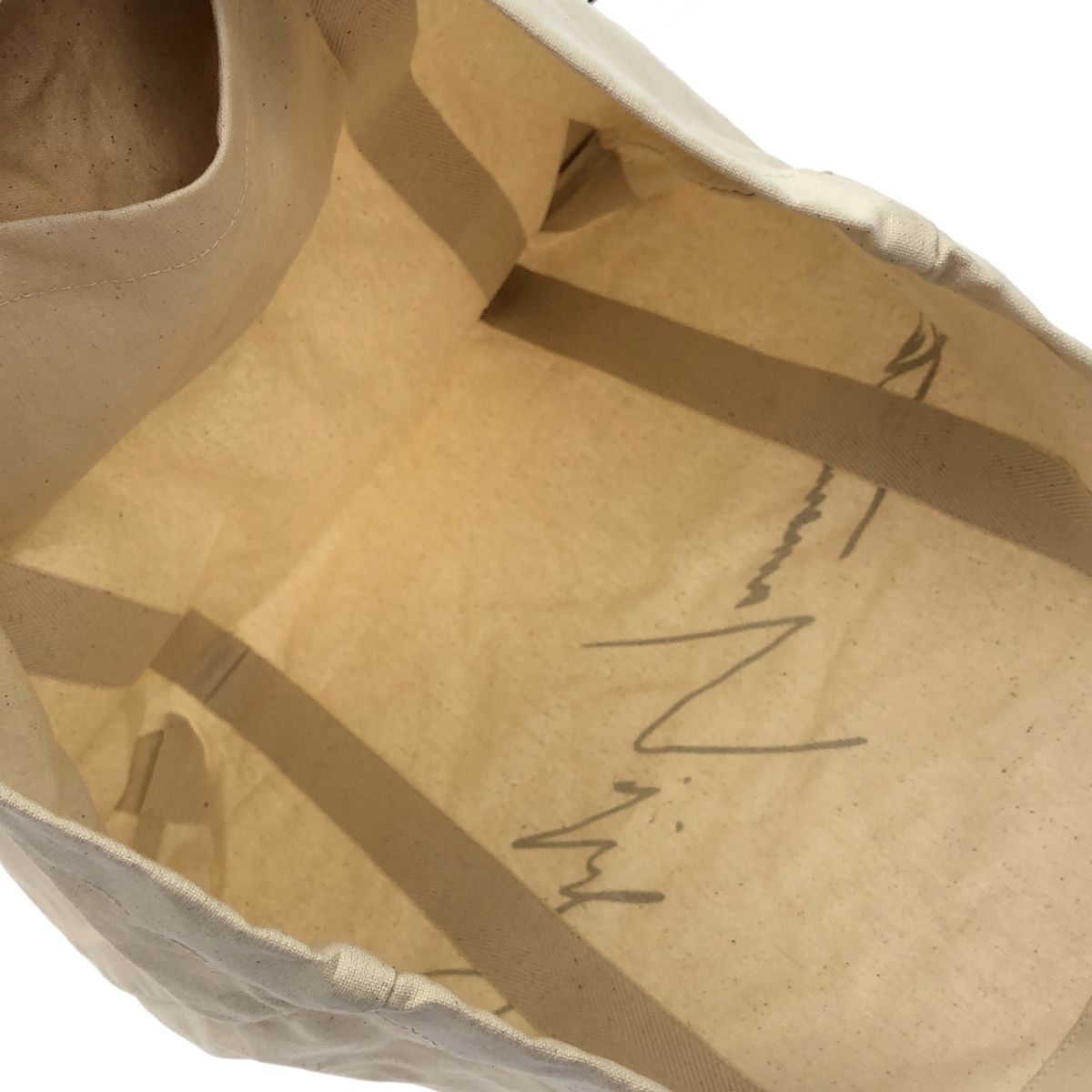 Yohji Yamamoto ノベルティ シグネチャーロゴ キャンバス トートバッグ 