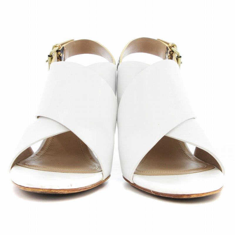 美品】CELINE セリーヌ ストラップサンダル ホワイト