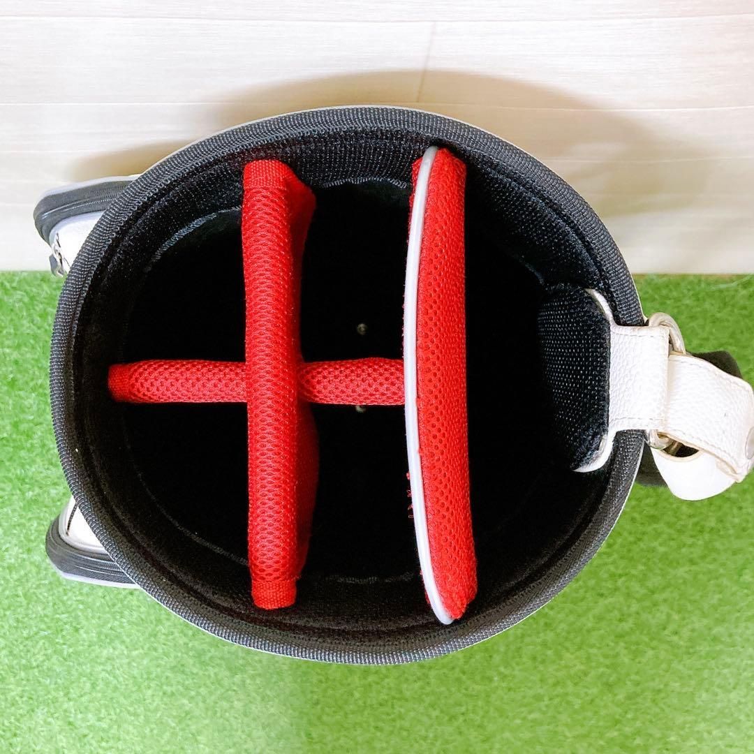 アンダーアーマー　キャディーバッグ　ゴルフクラブケース　ホワイト アンダーアーマーキャディーバッグゴルフクラブケースホワイト