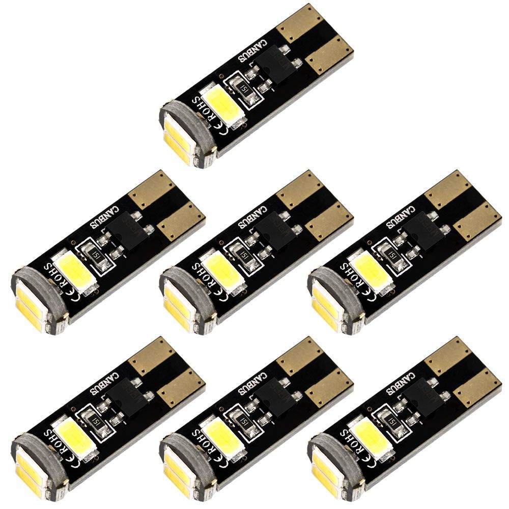 フォード  フィエスタ [Ｈ26.2-H28.12] LED ルームランプ 金メッキ キャンセラー内蔵 SMD 28発 7点セット