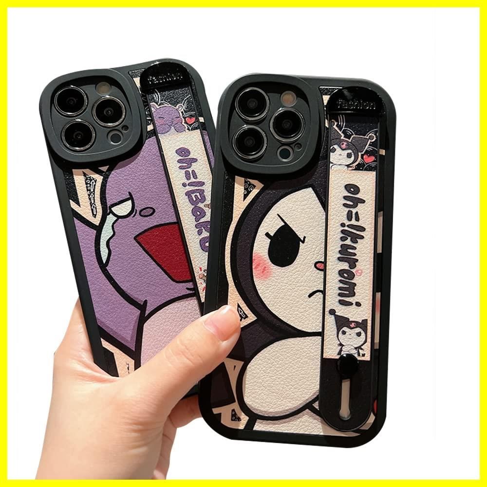 【人気商品】ケース クロミ バクー 用 スマホケース リストレット ハンドストラップ キックスタンド 14 アイフォン 14 用 ケース iPhone ストラップ 携帯ストラップ TPU保護カバー 全面レンズ保