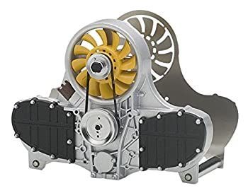 【中古】(非常に良い)AUTOartDESIGN 空冷エンジン・レターホルダー イエロー 完成品