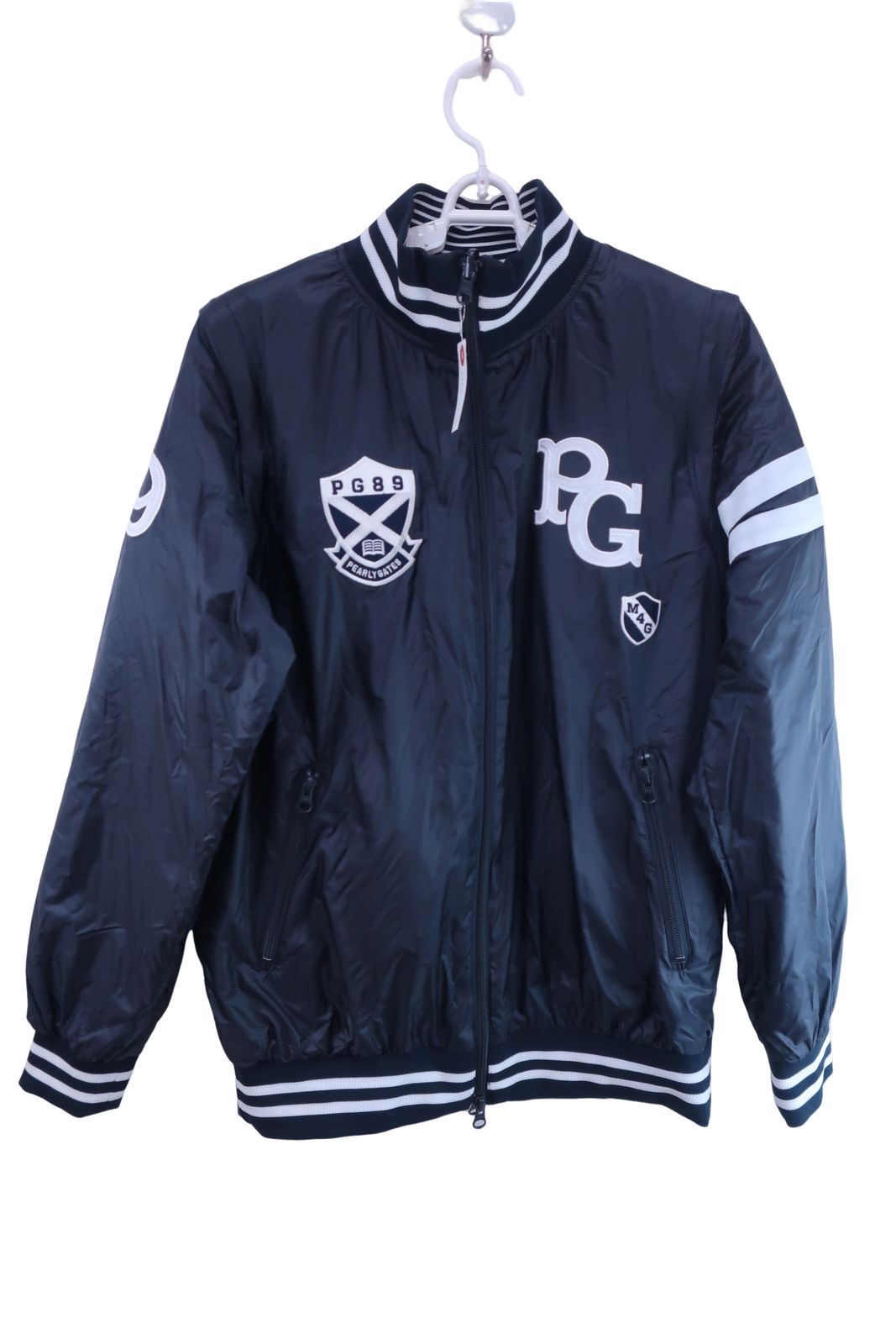 PEARLY GATES ブルゾン　アウター　サイズ2 ネイビー PEARLY GATES(パーリーゲイツ) ジャケット・ブルゾン｜中古