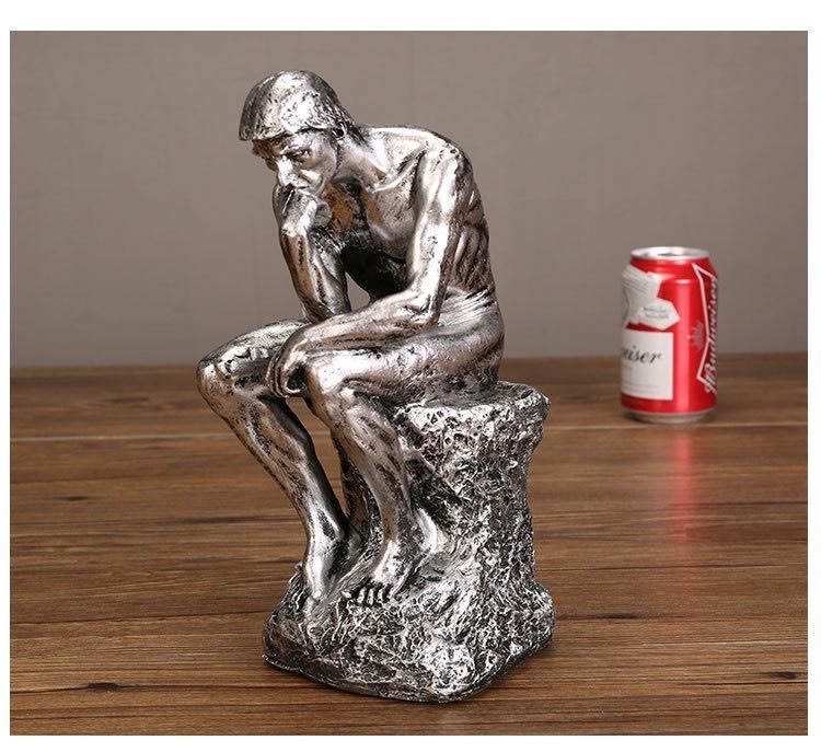 考える人 置物 オブジェ インテリア ヨーロッパ 北欧 アンティーク