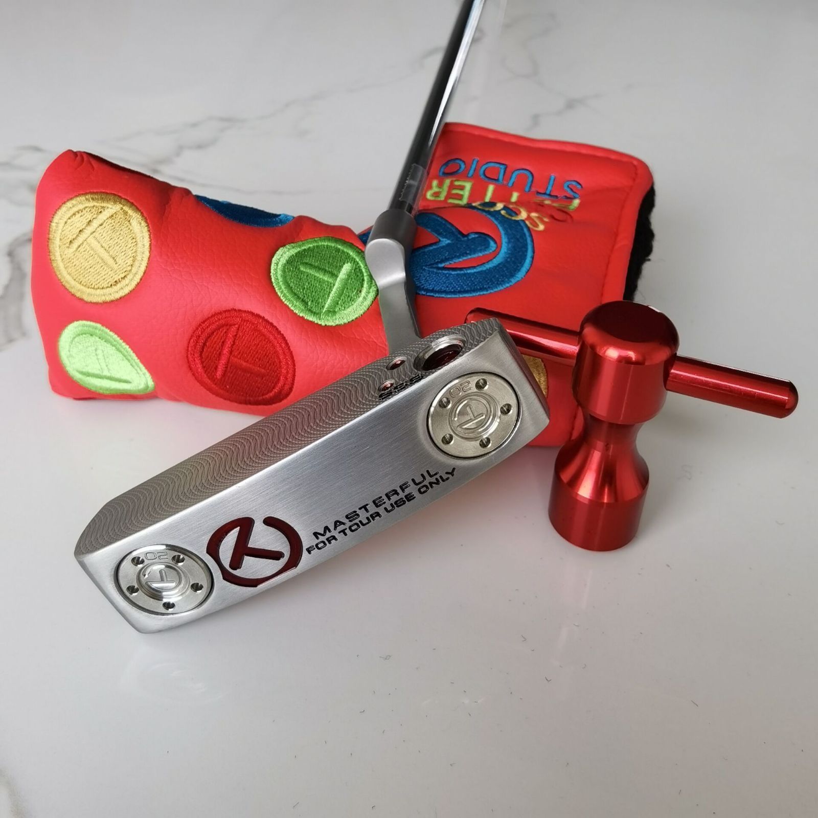 32インチ タイトリスト スコッティ キャメロン ゴルフパター ゴルフクラブ 赤サークルT マスターフル MASTERFUL FOR TOUR USE ONLY 写真無断転載禁止