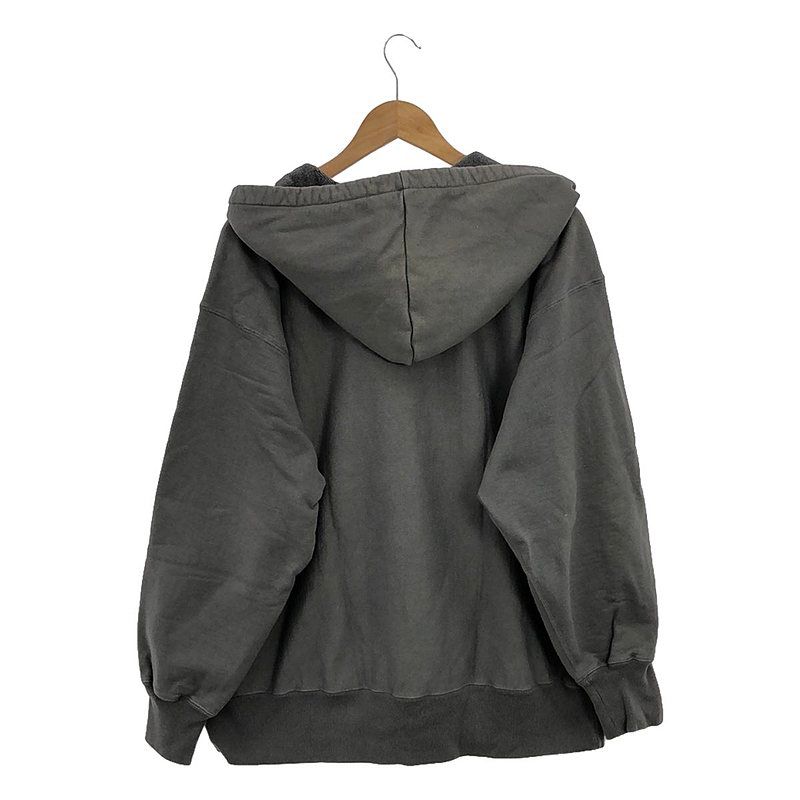 HYKE / ハイク | 2021AW | SWEAT HOODIE 後付け プルオーバーパーカー