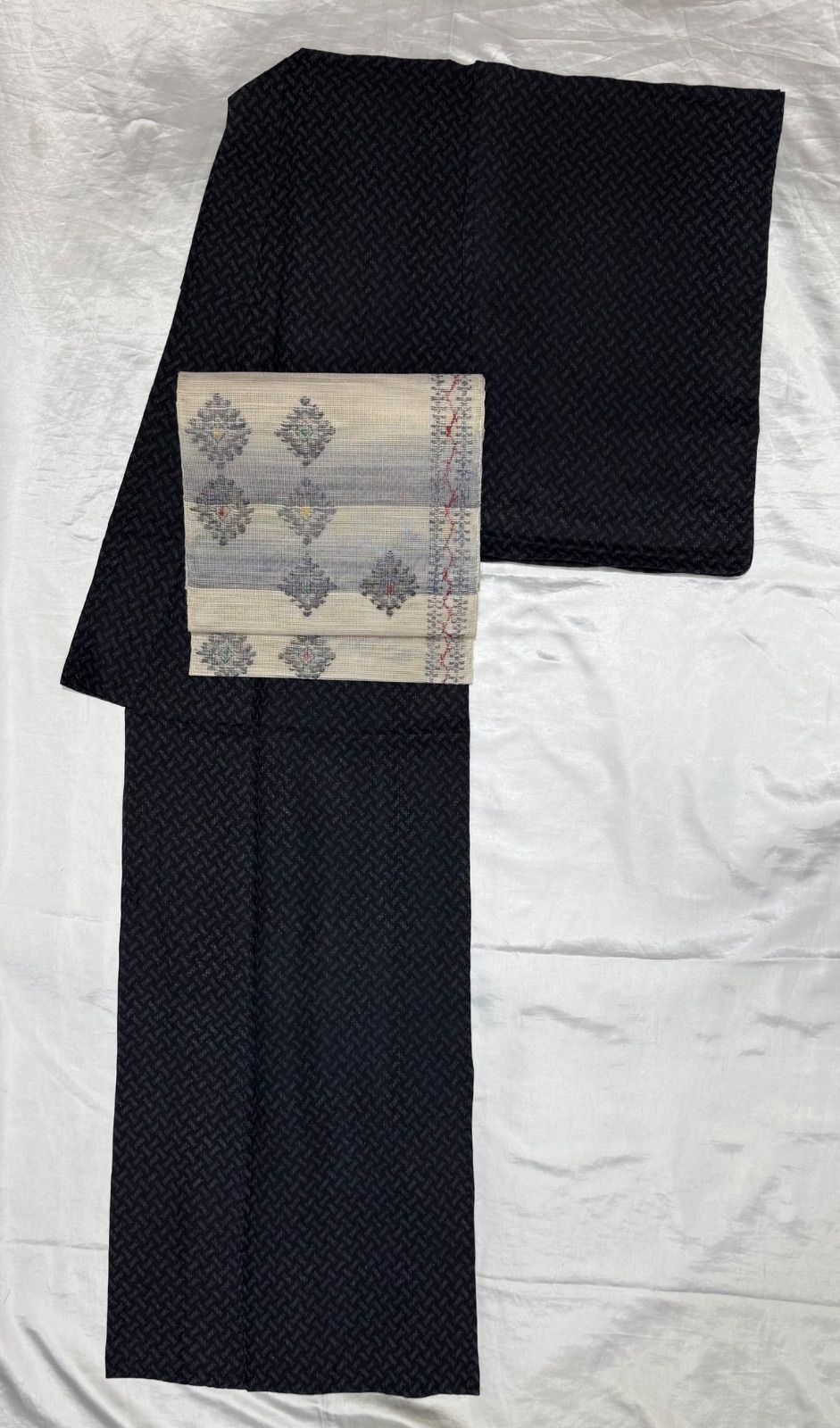 【楽天スーパーセール】 k31⭐️宮古上布⭐️豪華絢爛綺麗華麗逸品美品身丈145cm裄丈65cm 着物・浴衣