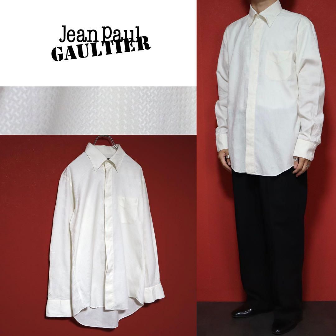 希少】GAULTIER HOMME objet 総柄デザイン シャツ - メルカリ