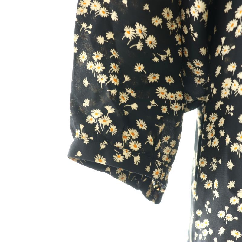 CELINE フォークボタンプラケット付き デイジー ミディドレス ワンピース