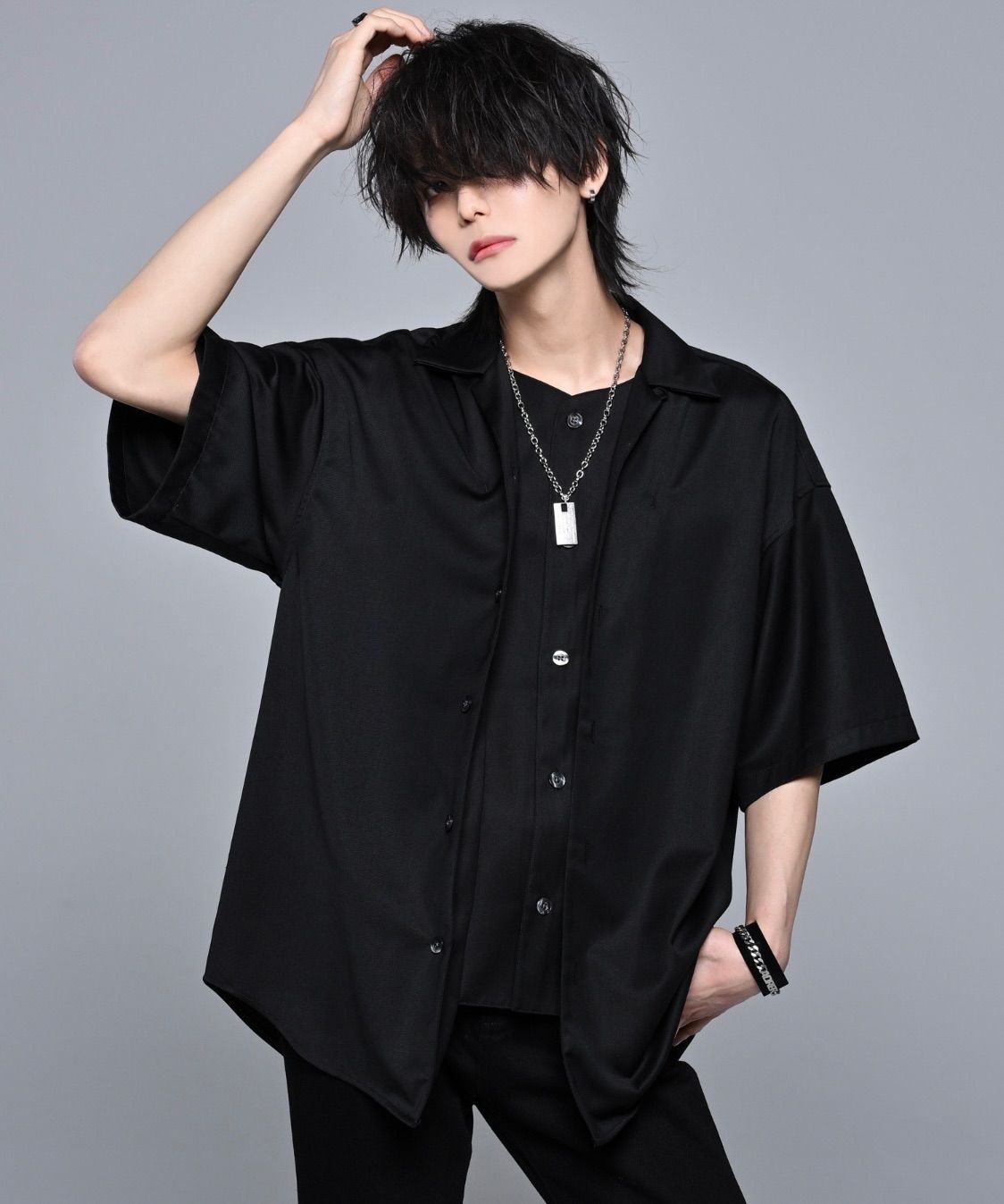 ADRER high gimmick shirt jacket - layered - - メルカリ