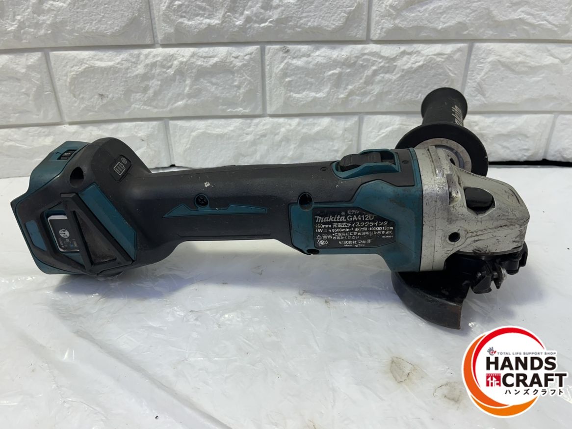 makita マキタ GA412D ディスクグラインダ 中古品 18V 本体のみ