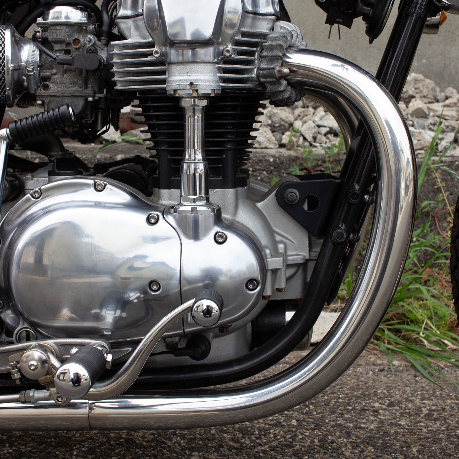 W650/400用 新型69エキゾースト MID MOTOR ROCK (MR-EX176M)