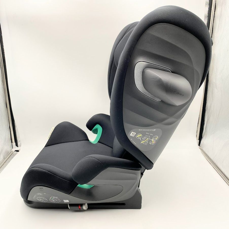 【開封済・未使用品】サイベックス ソリューション G i-FIX ムーンブラック ロングユース ISOFIX シートベルト固定両対応 ジュニアシート  K0621 0709ML011 0120240705101142