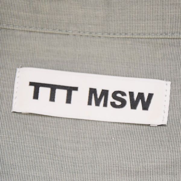 TTT MSW ティーモダンストリートウエア 2021SS ニットベストドッキング