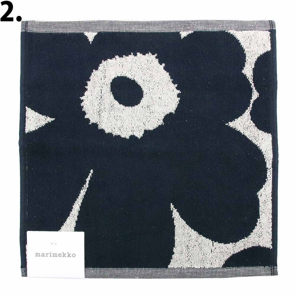 マリメッコ ミニタオル コットン marimekko Mini Towel Cotton Unikko/Rasymatto 30cm