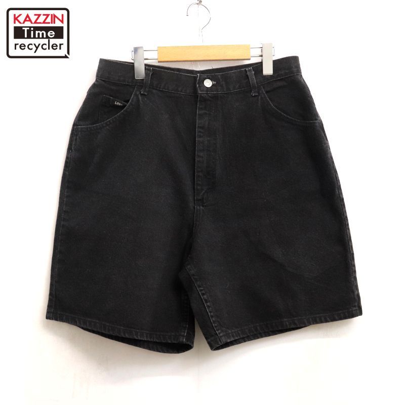 nos 90s lee ブラックデニム ショーツ ビンテージ アメリカ製 old nos 90s lee ブラックデニム ショーツ ビンテージ アメリカ製 old