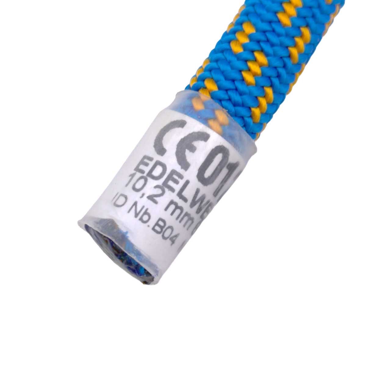 エーデルワイス EDELWEISS シングルロープ 10.2mm 60m クライミングロープ ブルー ボルダリング HRDEVELOPMENT_JP