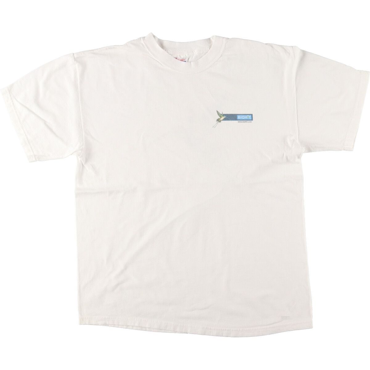 古着 ヘインズ Hanes BIOHIT バックプリント アドバタイジングTシャツ メンズXL/eaa432494