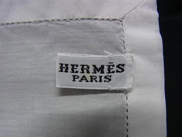 □極美品□ HERMES エルメス エブリン コットン100％ ハンカチーフ  