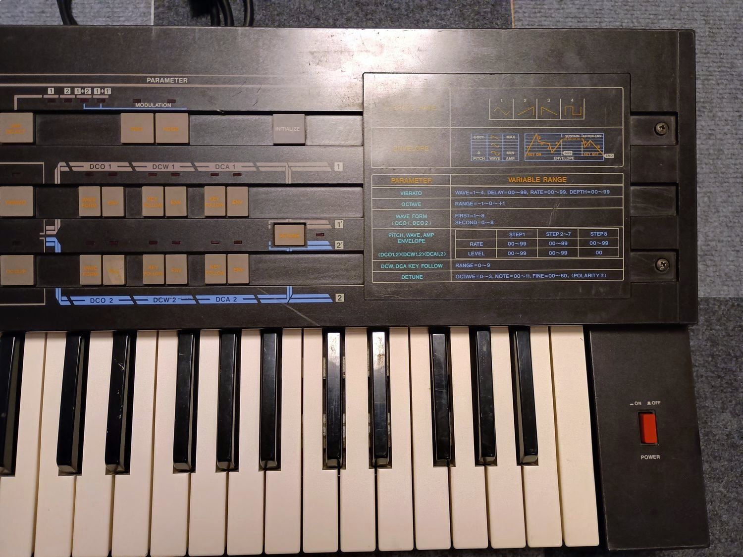 完動品】CASIO CZ-3000｜名機CZシリーズ中核モデル｜電池