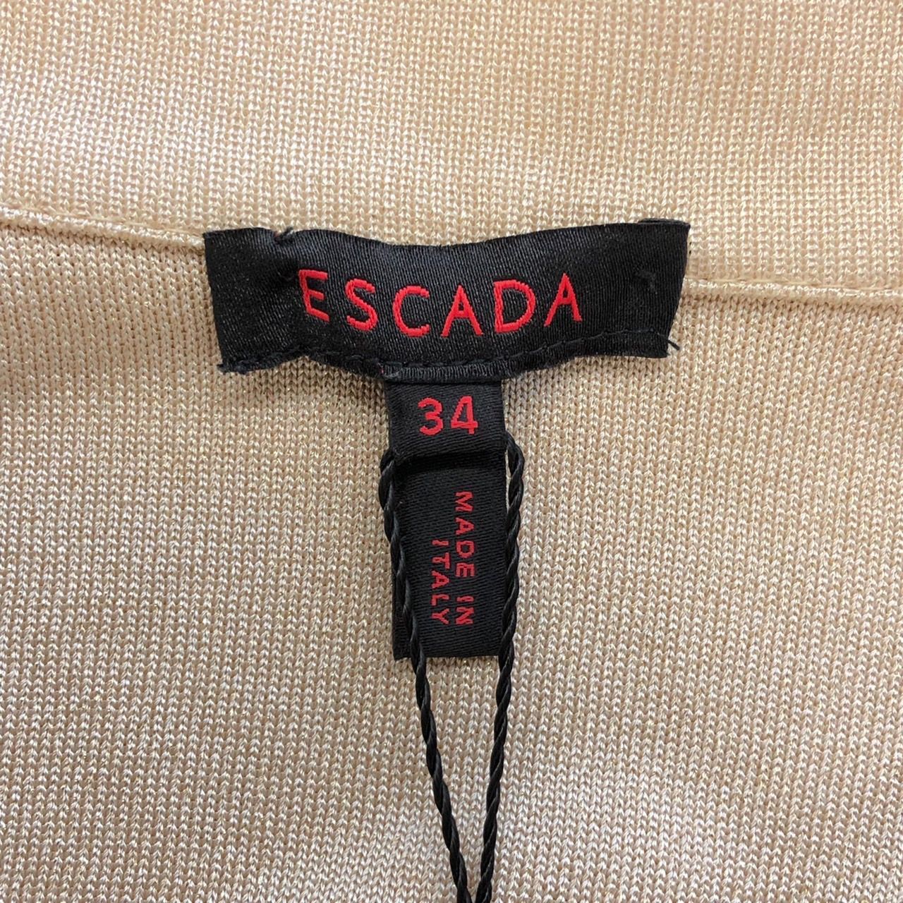 使用用途カーディガンESCADA ニットカーディガン 34 サイズ ...