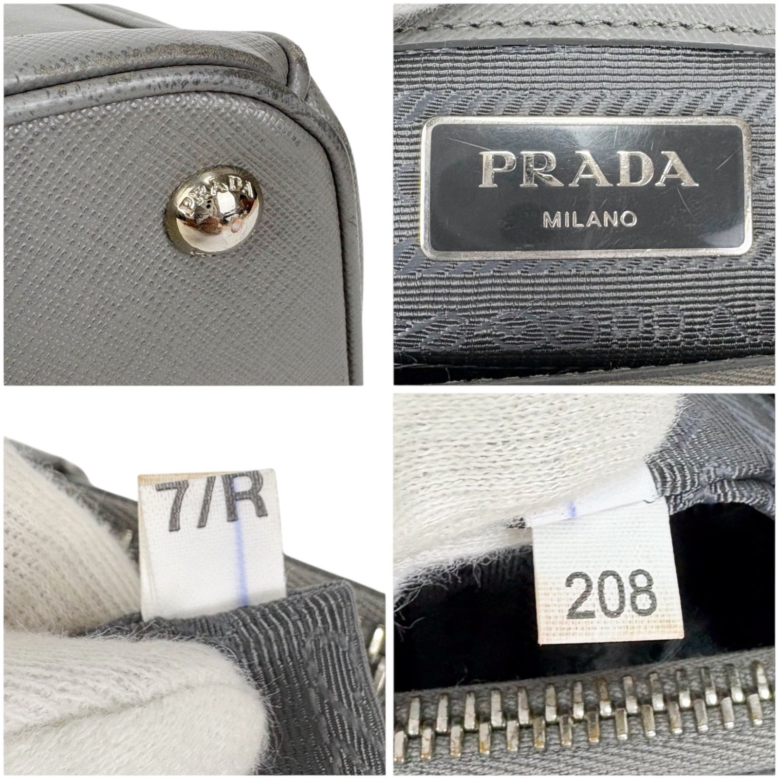 プラダ PRADA ガレリア 2WAY ミニトートバッグ ショルダーバッグ