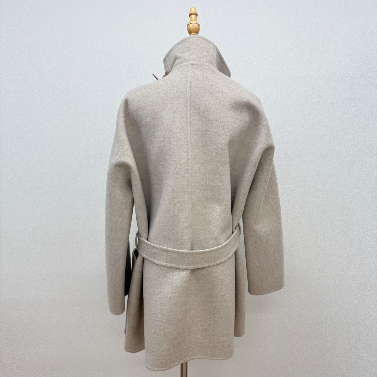 【BALMAIN 】バルマンラムレザーハーフコート 9号 BALMAIN 】バルマンラムレザーハーフコート 9号 希少】BALMAIN