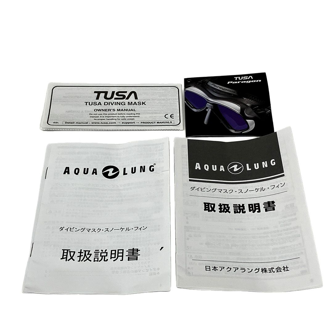  TUSA ダイビングマスク シュノーケル付き ミラーレンズ スキューバーマスク 海 マリンスポーツ マスク ダイビング シュノーケリング