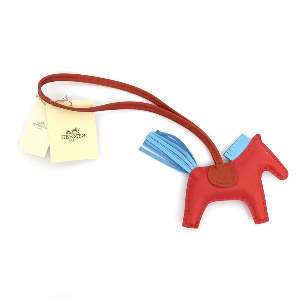 名東】エルメス ロデオPM カプシーヌ カーネリアン セレステ レッド系