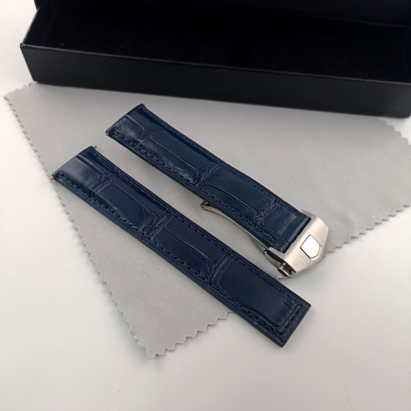 フランクミュラー 7850/7880用 純正レザーベルト 20-16mm 尾錠付